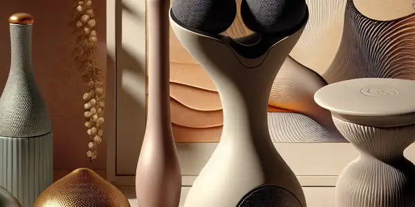 An elegant display of diverse Asian adult toys arranged on a luxurious textured surface, emphasizing intimacy and exploration.