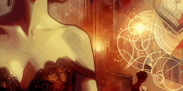 A captivating scene featuring actress Ye Yuqing in a luxurious, dimly lit room, blending sensuality and cinematic storytelling.